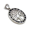 Sterling Silver Colored Tree of Life Pendant